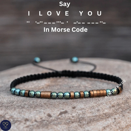 Morsecode love you - morsecode, hidden