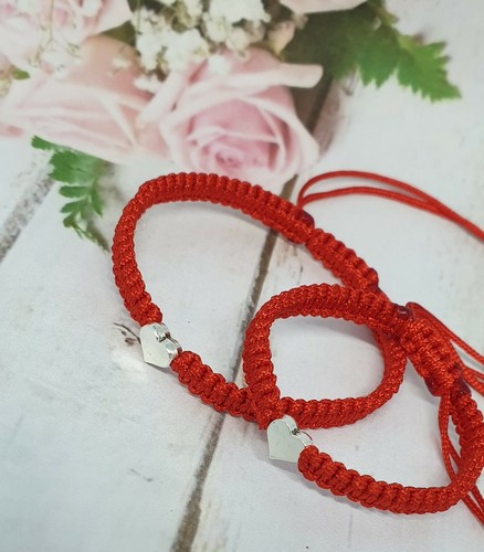 Handarbeit armband rot - handarbeit,