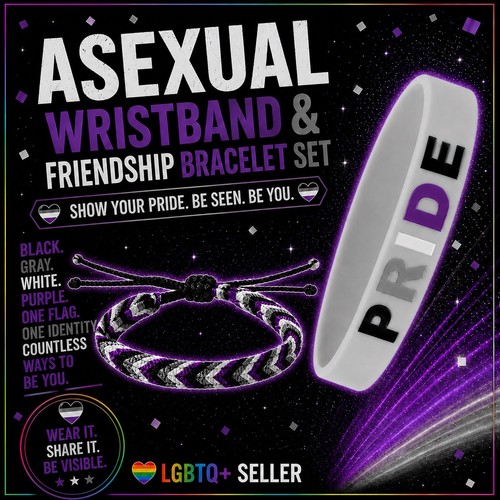 Asexual pride armband - asexual,