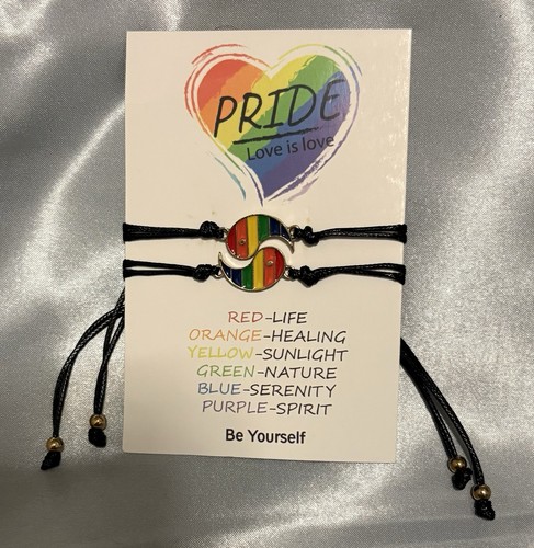 Armband lgbt regenbogen ying - armband,,