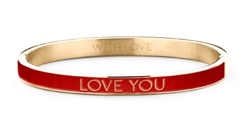 Armreif damen rot gold love - damen,