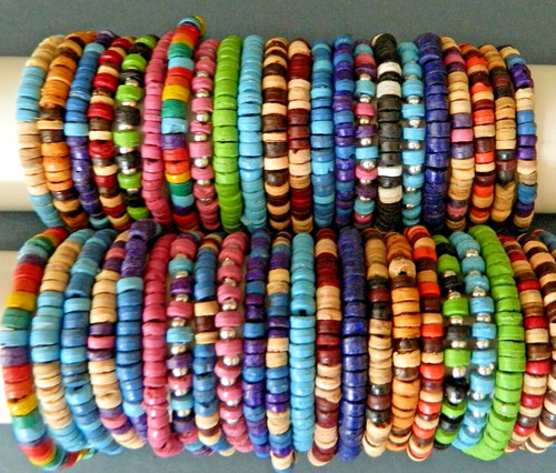 Armband holzperle stück - armband,