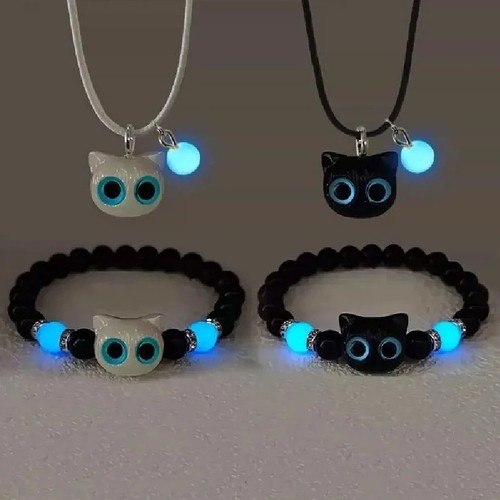 Passende katze paar armbänder - katze,